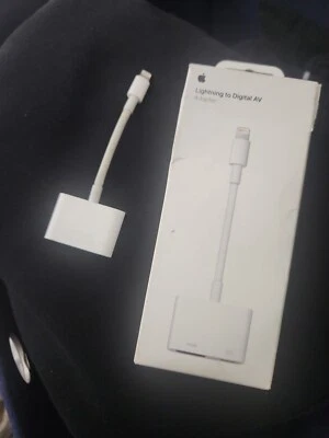 2 Genuine Apple Lightning to Digital AV Adapter (model MW2P3AM/A) HDMI & USB-C - Image 1 of 2