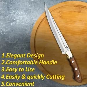 Cutting Fillet Knife for Meat/Fish - Ideal for Boning, Filleting With Sheath - Picture 1 of 8