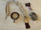 Lot Of Chico’s NWT Jewelry 1 Necklace 2 Bracelets 1 Earrings