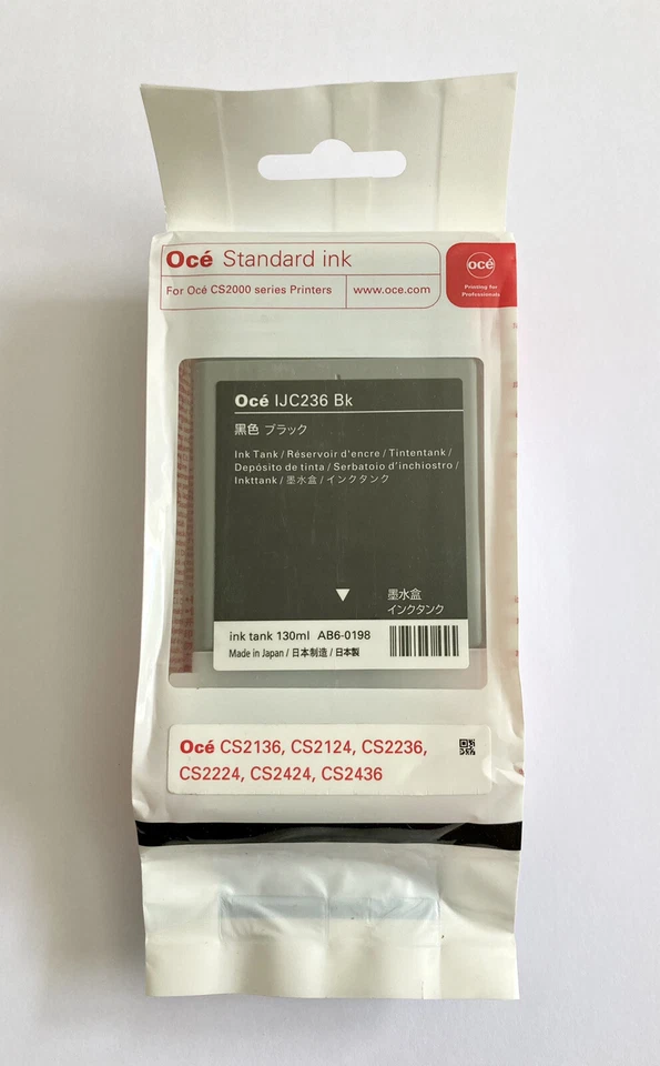 GENUINE AUTHENTIC OCE IJC236BK BLACK INK CARTRIDGE - Image 1 of 1