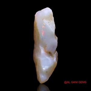 Natural Fire Opal Loose Rough Semiprecious Gemstone Australia 3.00 Cts 19x8x4 mm - Picture 1 of 11