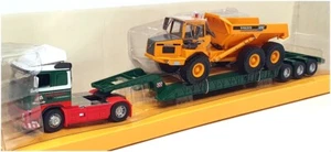 Cararama escala 1/50 566 - Camión Volvo FH12 y volquete Volvo A25C - Johnsons - Imagen 1 de 5