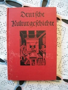 Deutiche Kulturgeichichte (1937 HC) German No Dust Jacket - Picture 1 of 12