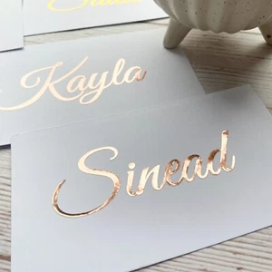 Personalised Name Sticker Vinyl Word Label Decal Bauble Water Bottle Lunch Box G - Picture 1 of 15