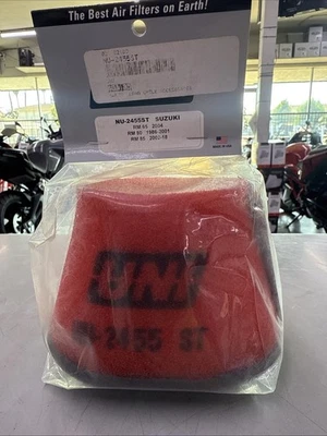 Uni Air Filter #NU-2455ST fits Suzuki RM80/RM85/RM85L/RM65 Made in USA - Image 1 of 4