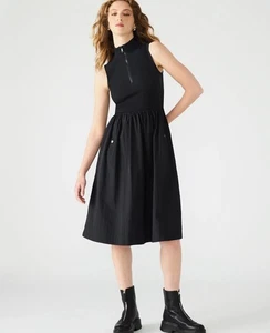 Steve Madden Berlin abito nero donna grande senza maniche midi - Foto 1 di 14