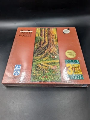Vtg FX Schmid The Grove 1000 Pc. Jigsaw Puzzle 3 Ft Long Panorama 1994 - Image 1 of 4