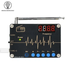 DIY Electronic Kit Digital RDA5807M FM Radio 87-180MHz Electronic Soldering Kit - Picture 1 of 22