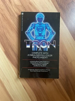 Disney Book First Edition Paperback TRON by Brian Daley - Image 1 of 3