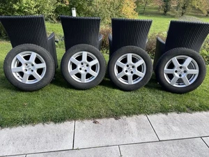 Michelin Alpin A4 185/65 R15 4 Winterräder Reifen Alufelgen Kompletset - Bild 1 von 23