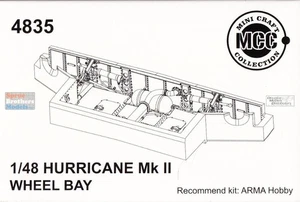MCC48035 1:48 Mini Craft Collection Hurricane Mk.II Wheel Bay Set (ARM kit) - Picture 1 of 6