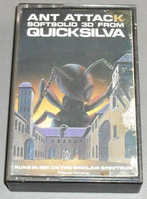 Ant Attack Sinclair 48K 128K ZX Spectrum Video Game Quicksilva 1983 RETRO - Image 1 of 2