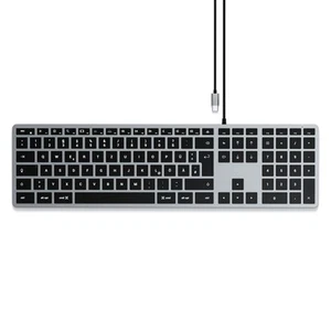 Satechi Slim W3 Wired Keyboard German (QWERTZ) - Picture 1 of 6