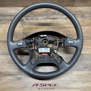 92-95 Honda Civic Gray Steering Wheel & Horn Button Assembly 78510-SR4-A03 OEM - Bild 1 von 7