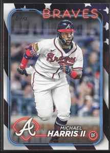 2024 Topps #243 Michael Harris II Independence Day #/76 Braves - Picture 1 of 2