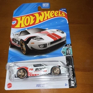 Hot Wheels HW Modified 4/5- Ford GT (white) Long Card 159/250 - Picture 1 of 3