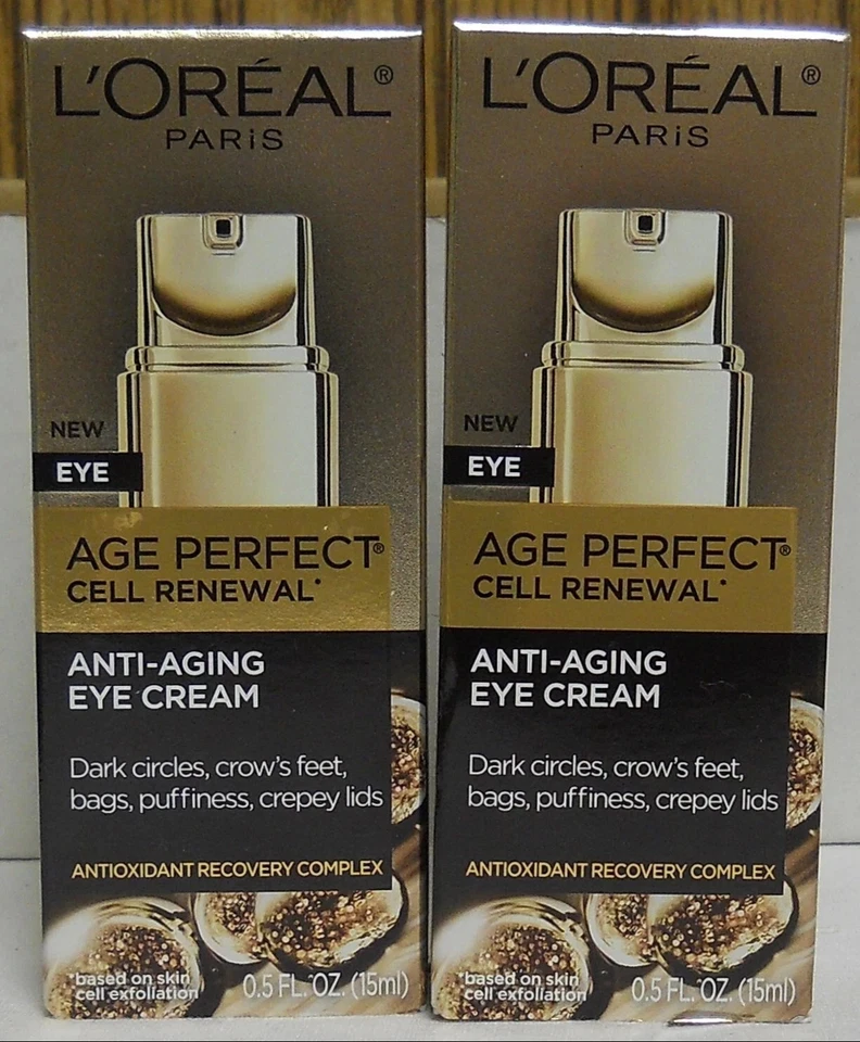 Crema de ojos antienvejecimiento L'Oreal Age Perfect Cell Renewal (lote de 2) Foto 1 de 1
