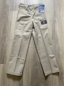 Dickies Boys Flat Front Pants Classic Fit Size 7 - Picture 1 of 7