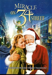 MIRACLE ON 34TH STREET - CHRISTMAS MOVIE IN COLOR + B&W - 2 DVD -  NEW SEALED - Picture 1 of 4
