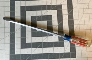 Vintage Craftsman 3/8" Slotted 16.5" Screwdriver 41588 WF Made in USA - Bild 1 von 14