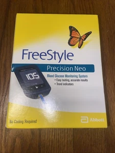 Medidor de prueba de sistema de monitoreo de glucosa en sangre FreeStyle Precision Neo 11/2028 - Imagen 1 de 3