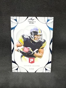HINES WARD 2024 Leaf Trinity Football Parallel /99 - Picture 1 of 2