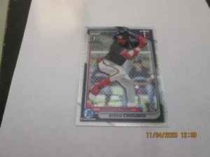 BYRON CHOURIO 2024 BOWMAN CROMO MEGA CAJA MOJO REFRACTOR PROSPECT #BCP-129 - Imagen 1 de 2