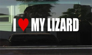 I Love My Lizard Vinyl Decal Sticker for Car Window Laptop & More - Bild 1 von 1