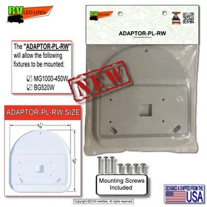 ADAPTOR-PL-RW for Mounting MG1000-450W & BG520W (ROUND SCRARE LIGHT REPLACEMENT) - Bild 1 von 4