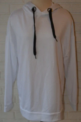 Sudadera con capucha para mujer Rue 21 blanca de gran tamaño manga larga tallas S, M, XL Foto 1 de 2