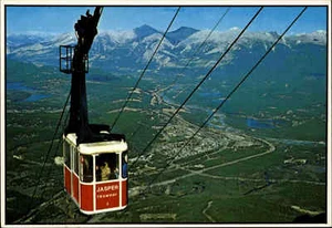CANADA Kanada Bergbahn Tramway Jasper National Park Alberta Postcard Postkarte - Picture 1 of 2