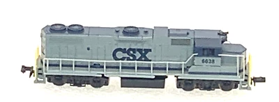 Life-Like N Scale 7842 CSX Railway GP38 Diesel Locomotive #6638 LN/Box - Image 1 of 4