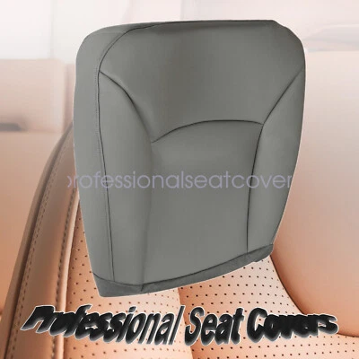 Driver Leather Bottom Seat Cover Gray For 2003 2004 2005 2006 Ford E150 E250 Van - Image 1 of 4