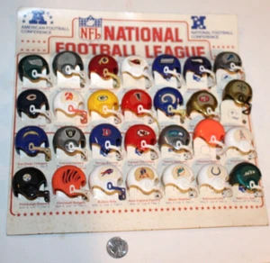 RARE 1980 National Football League NFL Mini Helmet Display Complete Team Set HTF - Picture 1 of 14