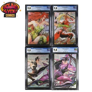 Gotham City Sirens #1 - Juego de 4 conexiones de brillo prismático (2024) CGC 9,8 - Imagen 1 de 5