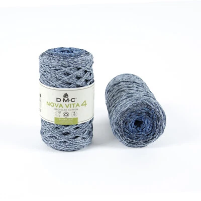 Eco Vita Multico Recycled Cotton Thread 4Mm 250G Col. 177 Blue - Image 1 of 2