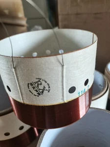 ID: 114.2mm 4.5" 8 ohm voice coil for 21" RCF LF21N451 woofer bass horn speaker - Picture 1 of 3