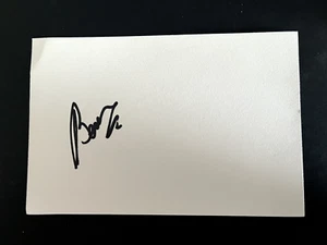 BERNIE ECCLESTON - FORMULA 1 / GRAND PRIX BOSS - SIGNED WHITE CARD - Picture 1 of 1