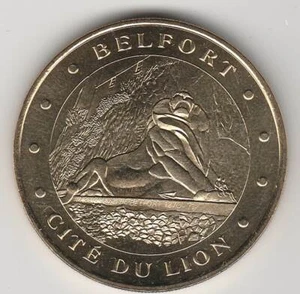 A 2000 TOKEN MEDAILLE MONNAIE DE PARIS -- 90 000 N°1 BELFORT CITE DU LION - Picture 1 of 2