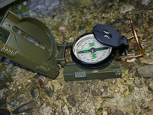Kompass wie US Orientierungshilfe BW Outdoor oliv Metallkompass
