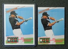 BO JACKSON (1) Rare LARGE Only White Border 1991 RBI PROTOTYPE Promo Card #2P