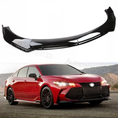 For Toyota Avalon 2010-2022 Front Bumper Lip Splitter Spoiler Kit Gloss Black Foto 1 de 4