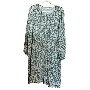 Old Navy Midi Dress Womens XXL Tall Multicolor Floral Boho Flowy Ladies - Picture 1 of 8
