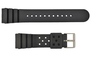 22mm Divers Watch Band rubber FOR Citizen or any 22mm watch strap - Picture 1 of 4