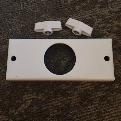 Pasta Express CTC Rep Part X2000, 3000, 4000 White Metal Face Plate & fastners - Image 1 of 2