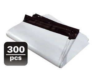 300 24X24 M9 WHITE POLY MAILERS SHIPPING ENVELOPES PLASTIC BAGS 300#M9 - Picture 1 of 5