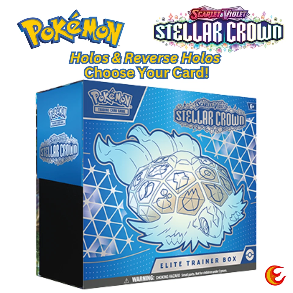 Pokemon Stellar Crown Holos & Reverse Holos Choose Your Card! LP/NM - Image 1 of 1