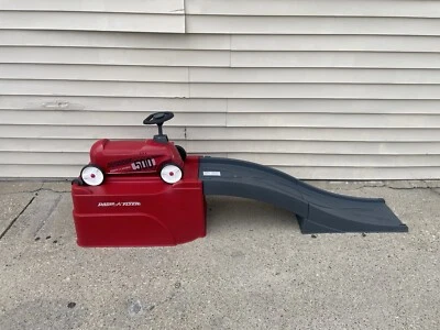 Radio Flyer, Flyer 500 Ride-on con rampa y coche, rojo Foto 1 de 4