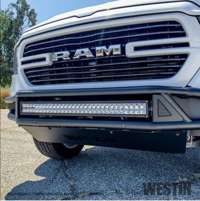 Westin Outlaw Black Pre-Runner Style Front Bumper for 19-23 Ram 1500 New Body - Imagem 1 de 4