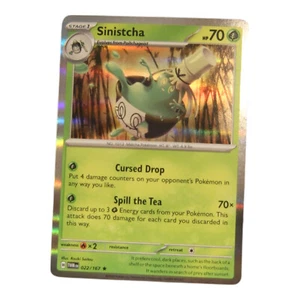 Sinistcha Holo #022 - Pokémon TCG - Twilight Masquerade - Near Mint - Picture 1 of 1